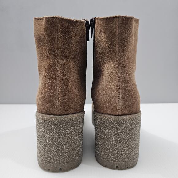 Cordani Finley Ankle Bootie Womens EU 40 Fango Tan Suede Platform Heel Lug Sole - Picture 8 of 14